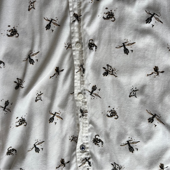 Good Vibes Only Mens Large Button Down - Picture 4 of 5